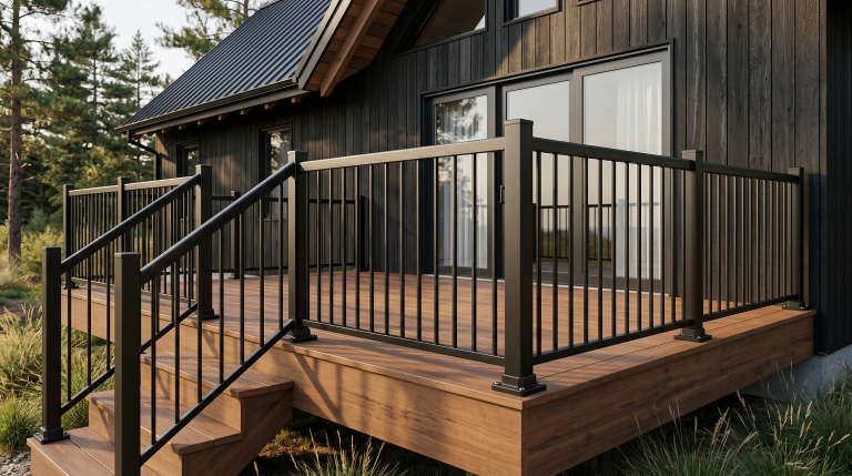Rampe aluminium pour chalet